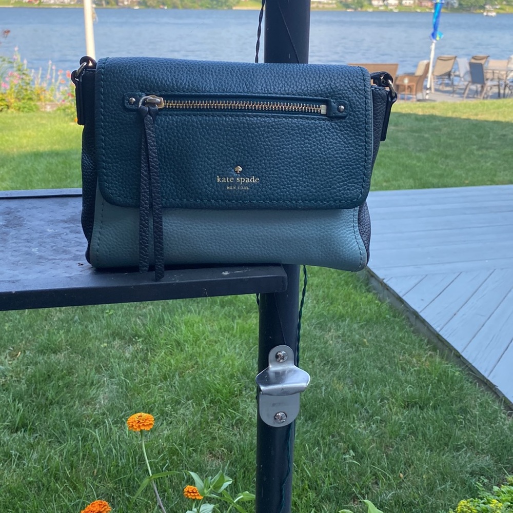 Rare Kate Spade ♠️ Blue Two Tone Crossbody Purse